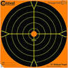 ORANGE PEEL BULLSEYE TARGET - Orange Peel 5.5" Bullseye Target - 25PK